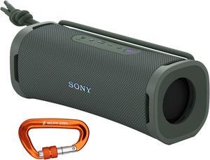 Sony ULT FIELD series Speaker - SRSULT10/B (Gray) with  Heavy Duty Carabiner bundle
