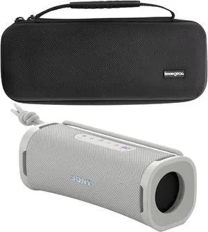 Sony ULT FIELD series Speaker - SRSULT10/B (White) with Hardshell Travel & Protective Case bundle