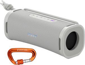 Sony ULT FIELD series Speaker - SRSULT10/B (White) with  Heavy Duty Carabiner bundle