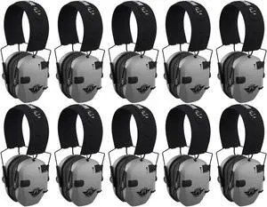 Walkers Razor Electric Slim (Talk to Me Goose Grey) Earmuffs 10-Pack