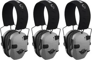 Walkers Razor Electric Slim (Talk to Me Goose Grey) Earmuffs 3-Pack