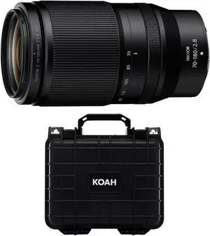 Nikon NIKKOR Z Lightweight 70-180mm Telephoto Zoom f/2.8 Lens for Nikon Z with Weatherproof Hard Case bundle