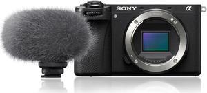 Sony Alpha 6700 APSC Interchangeable Lens Hybrid Camera Body Only with Sony Digital Shotgun Microphone ECMM1 bundle
