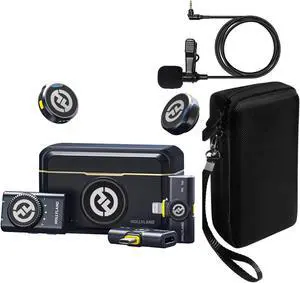 Hollyland LARK M2 DUO 2-Person Wireless Combo Microphone System Bundle
