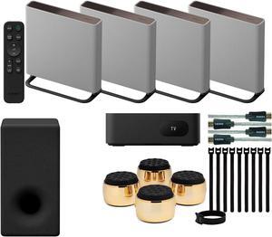 Sony BRAVIA Theater Quad with Sony SASW3 200W Wireless Subwoofer bundle