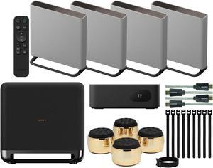Sony BRAVIA Theater Quad with Sony SASW5 300W Wireless Subwoofer bundle