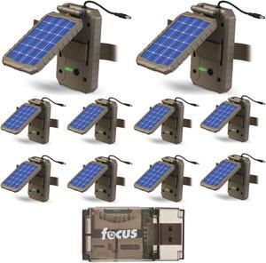 Stealth Cam Lithium Solar Power Panel (10-Pack) with Card Reader