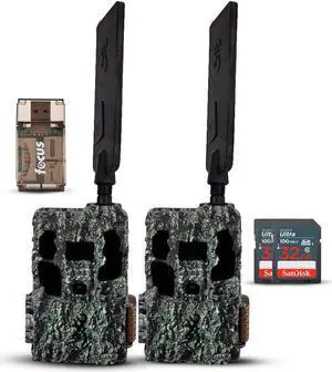 Browning Trail Camera-Pro Scout MAX HD  w/ 32 GB Memory Cards and Card Reader (2-Pack)