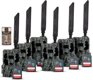 Browning Trail Camera-Pro Scout MAX HD  w/ 32 GB Memory Cards and Card Reader (6-Pack)