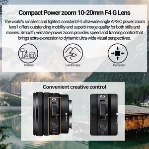 Sony E 10-20mm f/4 PZ G Lens Bundle