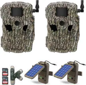 Stealth Cam Fusion X 26MP Camera Dual Carrier with SD and Solar Panel (2-Pack)