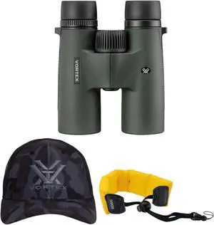 Vortex Triumph HD 10x42 Multi-Coated Lenses Fogproof and Shockproof Binocular + Cap and Camera Strap