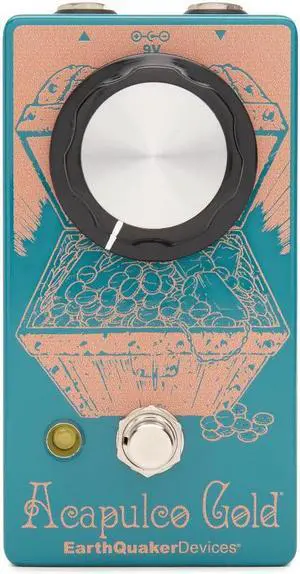 EarthQuaker Devices Acapulco Gold Power Amp Distortion Pedal (Water Blue)