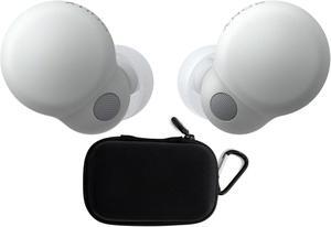 Sony LinkBuds S Truly Wireless Noise Canceling Earbud Headphones (White) Bundle