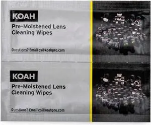 Koah PRO Pre-Moistened Lens Cleaning Wipes (400-Pack)