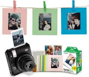 Fujifilm Instax Mini 99 Camera, Black with  20 pack film and Accessories Kit