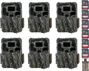 Browning Dark Ops Pro X 1080 Trail Camera with 32GB SD Card Bundle (6-Pack)