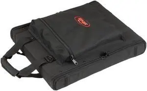 SKB 1SKB-SC191U 1U Soft Rack Case, Steel Rails, Heavy Duty zippers, outer pocket, Shoulder straps