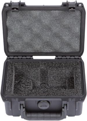 SKB Cases iSeries 0705-3 Case with Custom Cut Interior and Trigger Release Latch System for Zoom PodTrak P4 Podcast Mixer and Accessory