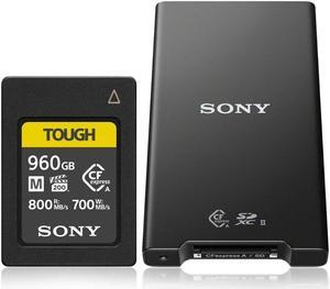 Sony 960GB CFexpress Type A Memory Card with SD Memory Card Reader Bundle