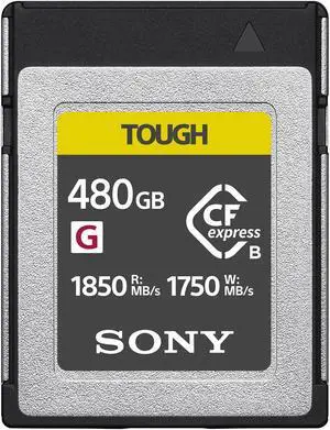 Sony CFexpress Type B Memory Card G series 480GB (CEB-G480T)