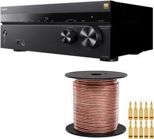 Sony STR-AN1000 7.2 Channel 8K Av Receiver With Speaker Accessory Kit Bundle
