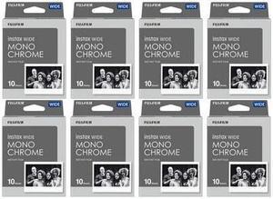 Fujifilm Instant Film, Instax Wide Monochrome 8-Pack