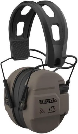 Walkers RECON Digital Electronic Flat Dark Earth Muff with SAC Technology