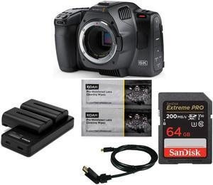 Blackmagic Design Pocket Cinema Camera 6K (Canon EF) with Accessory Bundle