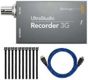 Blackmagic Design UltraStudio 3G Recorder with Accessory Bundle