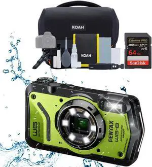 PENTAX WG-8 Green Bundle