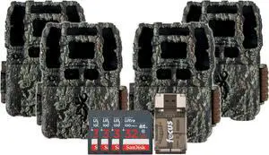 Browning Trail Camera-Dark Ops Pro DCL NANO Trail Camera with 32GB Memory Cards and Card Reader 4 Pack