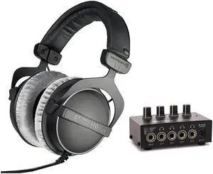 Beyerdynamic DT 770 PRO Headphones (250 Ohm) with Headphone Amplifier Bundle
