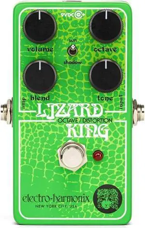 Electro-Harmonix Lizard King Octave Fuzz Pedal for Bass