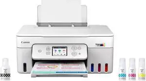 Canon MegaTank PIXMA G3290 Wireless 3 In 1 White Printer with LCD Touchscreen