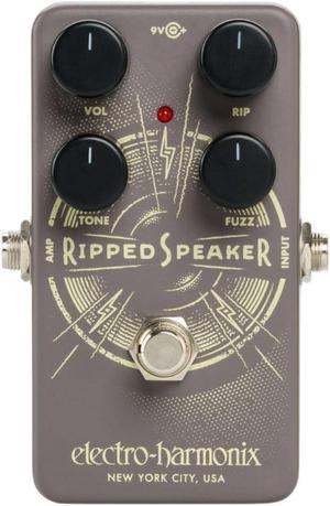 Electro-Harmonix Ripped Speaker Fuzz Pedal with Analog Circuit and True Bypass