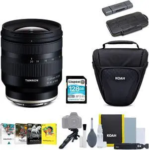 Tamron B060X 11 to 20mm F2.8 Di III A Lens for Fujifilm X APS C Cameras Bundle
