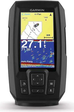 Garmin Striker Plus 4 GPS Fishfinder with Dual-Beam Transducer