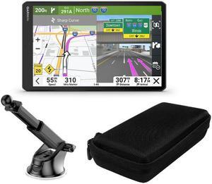 Garmin dezl OTR720 GPS Truck Navigator with Touchscreen Display Black Bundle