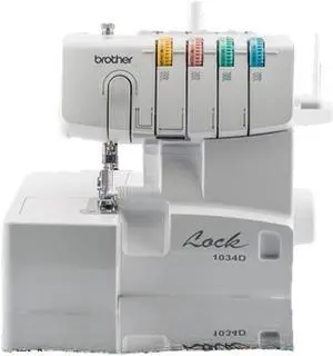Brother Serger Heavy Duty White Overlock Machine with 1300 Stitches Per Minute