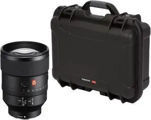 Sony FE 135mm f1.8 GM Lens with Molded Interior Hard Case Bundle