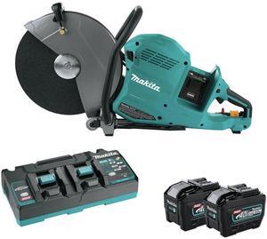 Makita 80V max (40V max X2) XGT® Brushless 14" Power Cutter Kit, with AFT®, Electric Brake (8.0Ah)