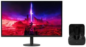 Sony INZONE M9 II 4K UHD 27 Inch Full Array Gaming Monitor and Earbuds Bundle