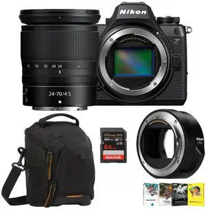 Nikon Z6III FX-format Mirrorless Camera with NIKKOR Z 24-70mm f/4 S Lens Bundle