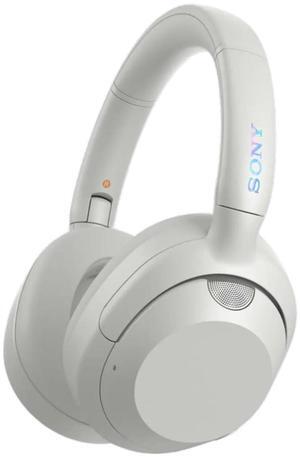 Sony ULT WEAR Wireless Noise Canceling Headphones Over-Ear Bluetooth Headset with Mic and Foldable Design (Off-White)