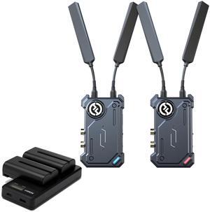 Hollyland Cosmo C1 Wireless SDI/HDMI Transmission System Bundle with NP-F570 Rechargeable 3350mAh Battery and USB-C LCD Charger (2 Items)