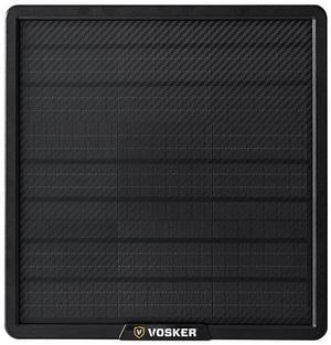 Vosker 2-in-1 Solar 15000 mAh IP66 Rating Wireless Outdoor Universal Charger USB Battery Pack Power Bank for Smartphones, Tablets, and Other Rechargeable Gadgets with Mounting Arm (Black)