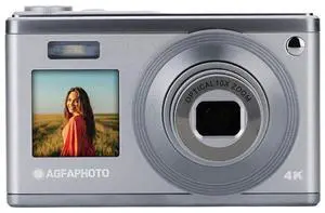 Agfa Photo Realishot DC9200 Compact Digital Camera with 10X Optical Zoom, Dual Screen and CMOS Sensor (Gray)