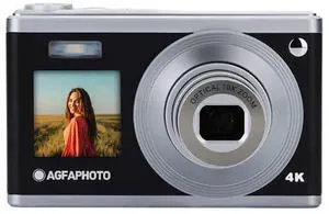 Agfa Photo Realishot DC9200 Compact Digital Camera with 10X Optical Zoom, Dual Screen and CMOS Sensor (Black)