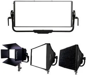 Aputure Nova P600C RGBWW LED Panel with Hard-Shell Case Kit Bundle with Aputure Nova P600C Barn Door and Softbox (3 Items)